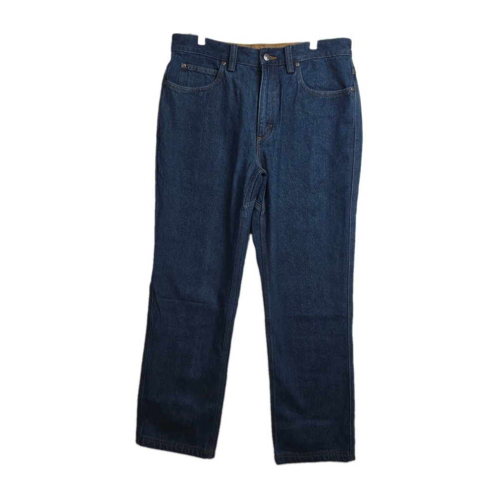 Duluth Trading Co. Jeans Men's Size 34x32 Med. Wash Blue Straight Leg